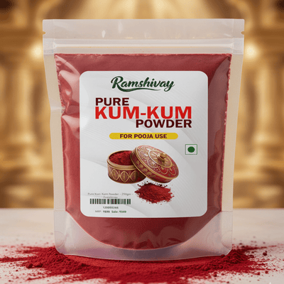 Pure Kumkum Powder Roli with Turmeric for Pooja Tilak & Festivals – Ramshivay