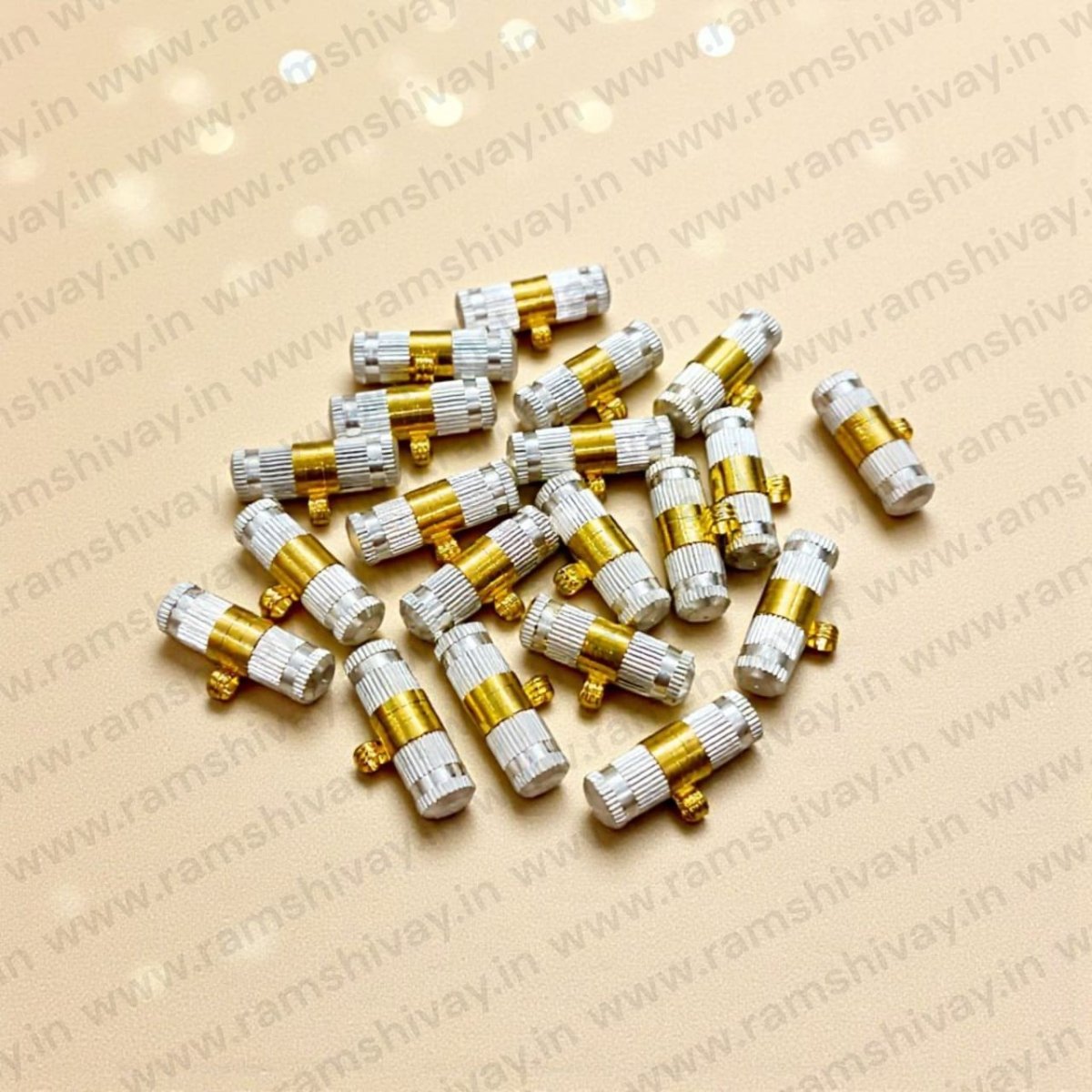 Pure White Metal & Brass Stylish Taweez with Free Thread & Bhojpatra | Protection & Good Luck – Ramshivay - Ramshivay