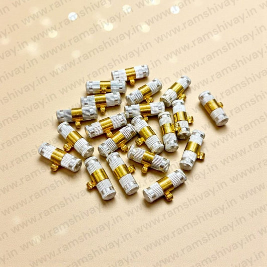 Pure White Metal & Brass Stylish Taweez with Free Thread & Bhojpatra | Protection & Good Luck – Ramshivay - Ramshivay