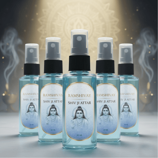Shiv Ji Spray Attar - 20ml (Pack of 5) Floral Fragrance for Puja – Ramshivay - Ramshivay