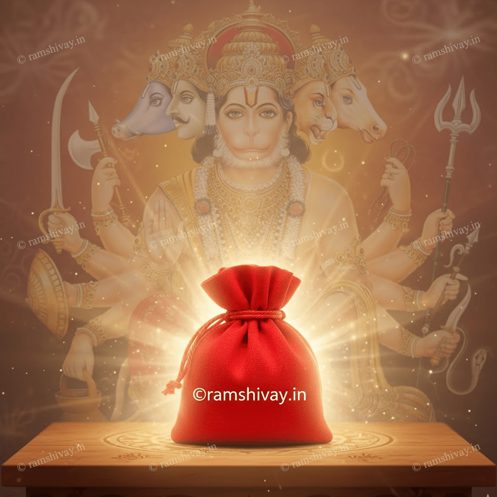 Sidh Hanuman Ji Potli with Natural Hawan Herbs | For Home, Office & Shop Protection – Ramshivay - Ramshivay