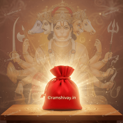 Sidh Hanuman Ji Potli with Natural Hawan Herbs for Home & Shop – Ramshivay
