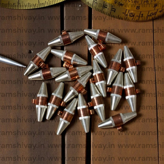 Silver & Copper Metal Taweez with Screw Lock Protection | Spiritual Safeguard Amulet – Ramshivay - Ramshivay