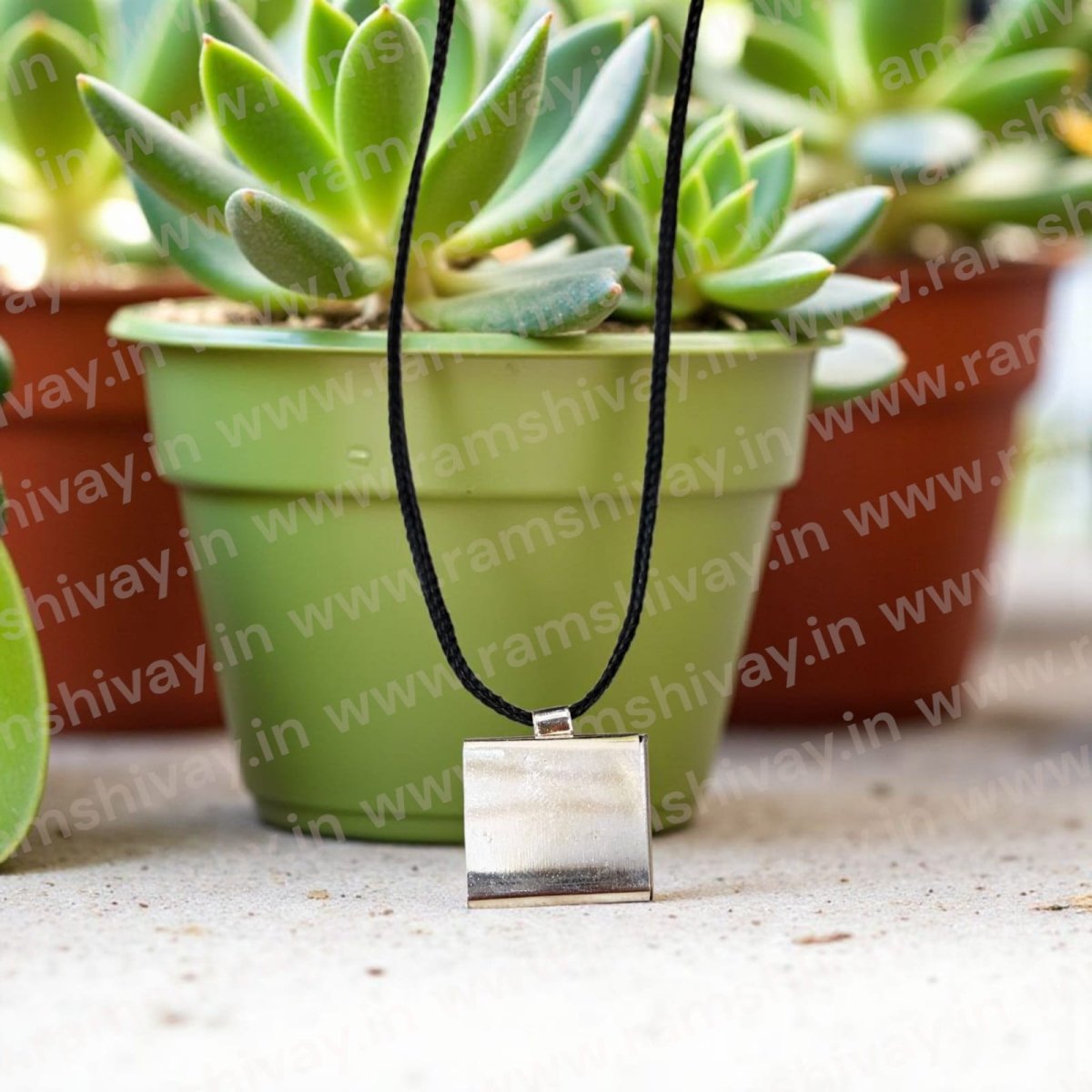 Silver Metal Muslim Style Taweez - Silver Ka Taweez - Dabbi Taweez | Spiritual Safeguard Amulet – Ramshivay - Ramshivay