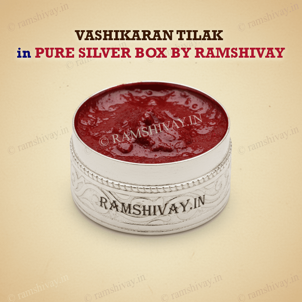 Vashikaran Tilak in Pure Silver Box with Instant Effects | Attraction, Positive Aura & Protection – Ramshivay - Ramshivay